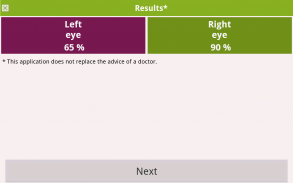Eye exam screenshot 5