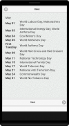 Important Days & Dates (India) screenshot 1
