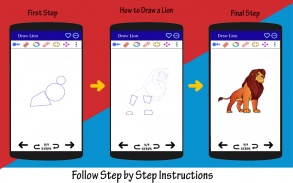 How to Draw Lion Step by Step screenshot 0