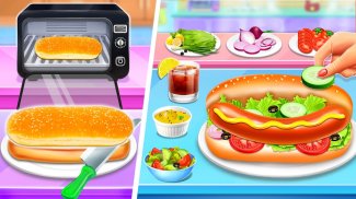 Hot Dog pembuat Street Food Game screenshot 1