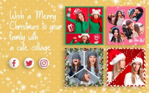 Christmas Photo Collage 🌟 Bingkai Tahun Baru 2018 screenshot 5