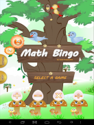 Math Bingo Addition Game Free screenshot 0