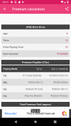 LIC Policy Calculators Mini screenshot 0