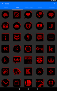 Black and Red Icon Pack v9.0 (Free) screenshot 12