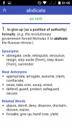 Antonyms Synonyms Dictionary screenshot 1