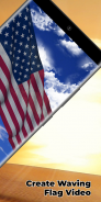 3D US Flag Live Wallpaper screenshot 2