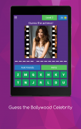 Bollywood Quiz - Guess Bollywood Actress and Actor screenshot 1