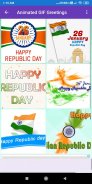 Happy Republic Day: Greetings,Photo Frames,SMS,GIF screenshot 3