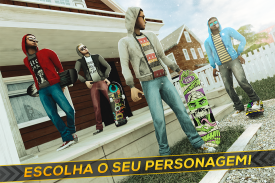 Jogo de Skate 3D - Menino de Skateboard Corrida 3D screenshot 3