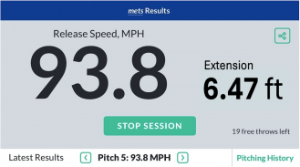 SmartPitch Speed Gun w Hitting screenshot 7