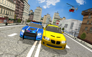 Drive Police Car Gangsters Chase : Free Games screenshot 4
