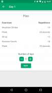 Abs workout  - 21 Day Fitness Challenge screenshot 2