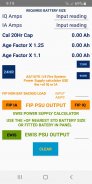 Fire Alarm Battery & Power Supply Calculator screenshot 0
