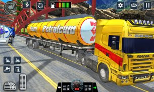Offroad petrol tankeri kamyon taşıma sürücüsü screenshot 15