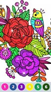 Glitter Color: Adult Coloring Book By Number Pages screenshot 5