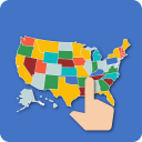 US Map Quiz - 50 States Quiz - Icon