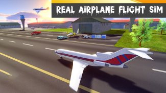 máy bay Lái xe trò chơi thành phố bay Kế hoạch screenshot 4