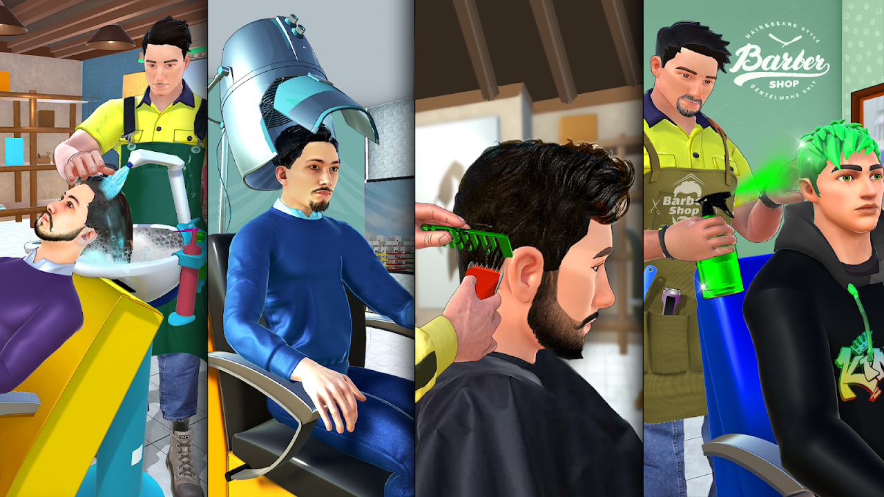 Jogo corte de cabelo barbearia – Apps no Google Play