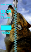 Best Wolf Zipper Lock Screen screenshot 5