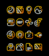 SunLine - Yellow Icon Pack screenshot 3