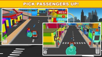 Mini Taxi Simulator 3D screenshot 4