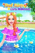 Pool party – макияж девочек screenshot 6