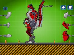 Red T-Rex Robot Dinosaur screenshot 0