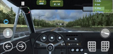 City driving in car racing screenshot 1