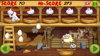 Angry Chicken: Egg Madness! - Catch Chicken Eggs screenshot 0