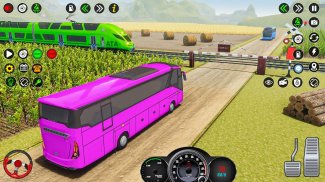 Uphill offroad bus driving sim screenshot 5