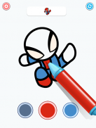 Coloring Paint: ASMR Superhero screenshot 0