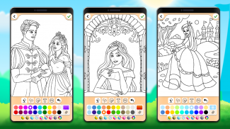 Princess Coloring game screenshot 1