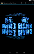 3D My Name Live Wallpaper screenshot 9