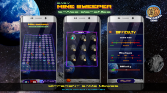 Easy Minesweeper Space Defense screenshot 0