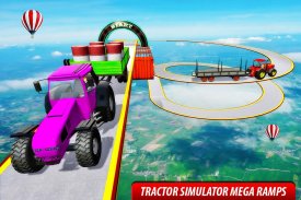 Tractor Game Stunt Racing screenshot 2
