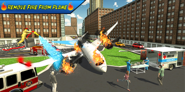 Emergency Firefighting Airplane Rescue 2019 screenshot 3