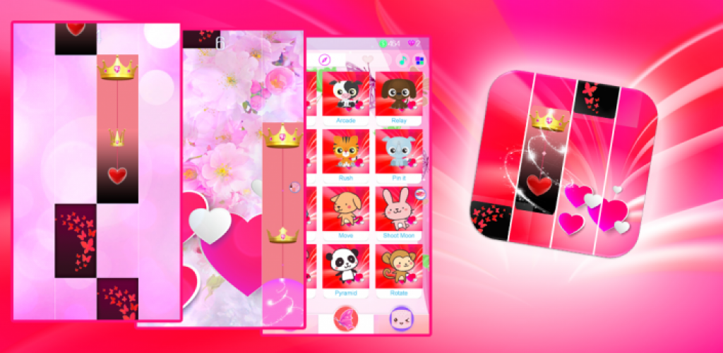 Download do APK de Lovely Heart Piano Tiles para Android
