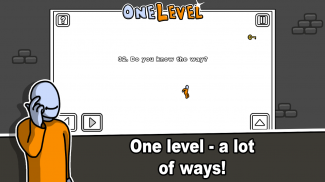 One Level: Стикмен побег из тюрьмы screenshot 2