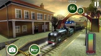 快速欧元火车司机sim：火车游戏3D 2018！ 驾驶越野印度火车模拟器 screenshot 6