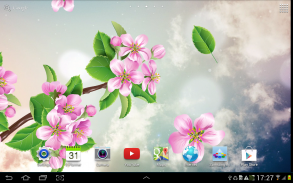 Night Sakura Live Wallpaper screenshot 0