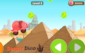Racing game for Kids - Beepzz Dinosaur screenshot 0