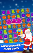 Cookie Match:Christmas Santa AddictiveGame screenshot 1