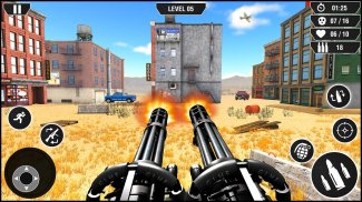 Machine Gun War: फायर fauji screenshot 1