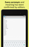 Acronyms and Abbreviations screenshot 10