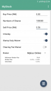 Malaysia Stock Calculator screenshot 1