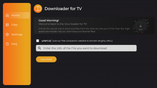 Downloader for TV screenshot 0