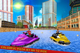 Pizza Delivery Jet Ski Fun screenshot 3