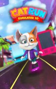 Cat Run Simulator 3D : Design Home screenshot 1