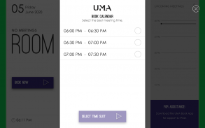 UMA Book - Meeting Room Display screenshot 3