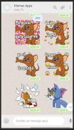 🐭 Jerry Stickers : Gato y Raton Jerry Wastickers screenshot 0